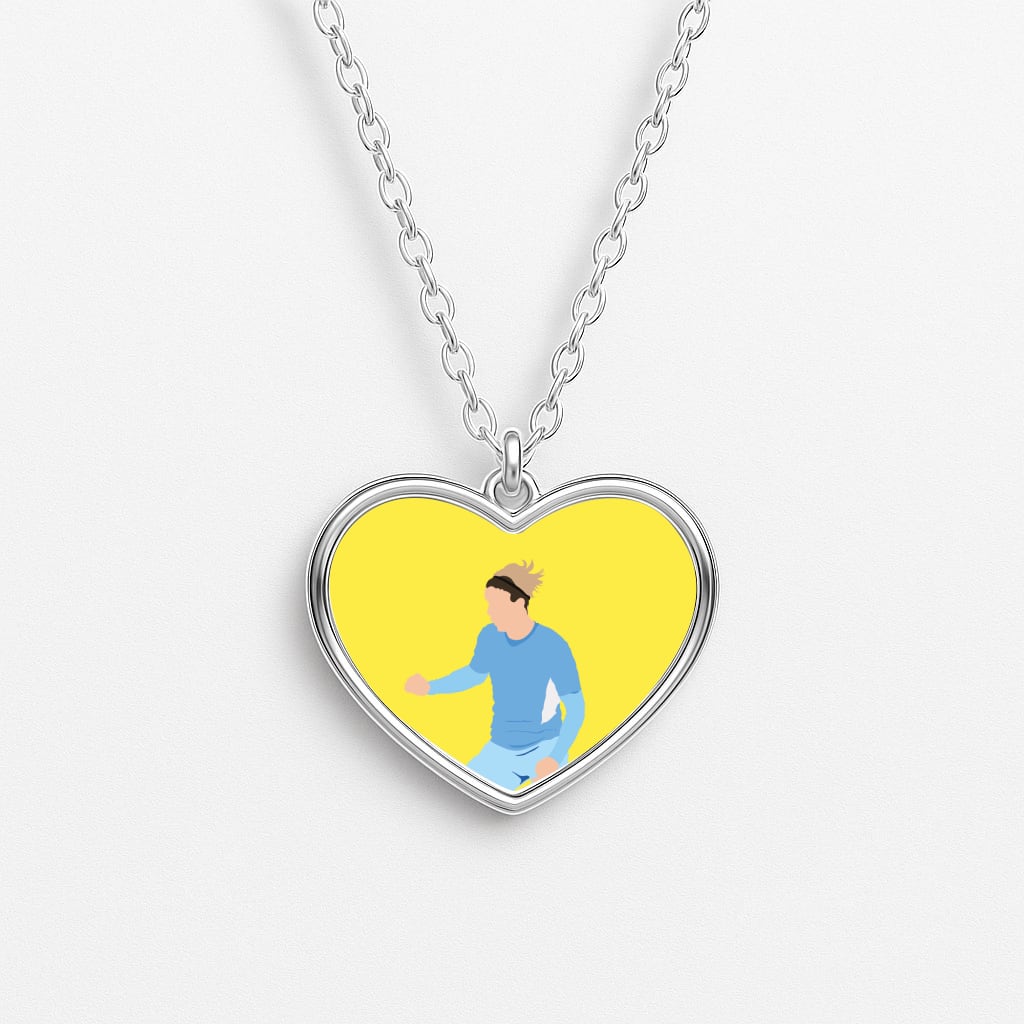 Jack Grealish - Football Heart Necklace