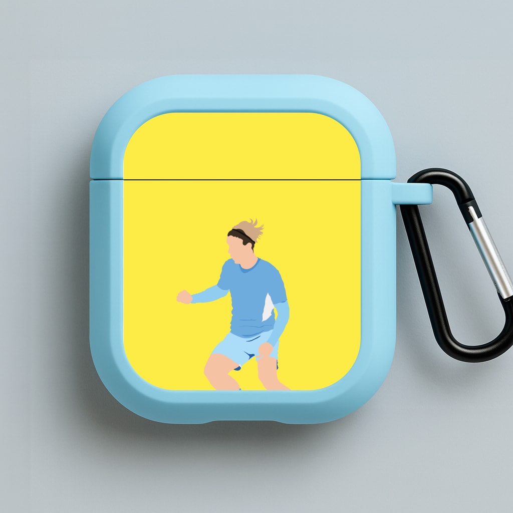 Jack Grealish - Football Blue AirPods Case