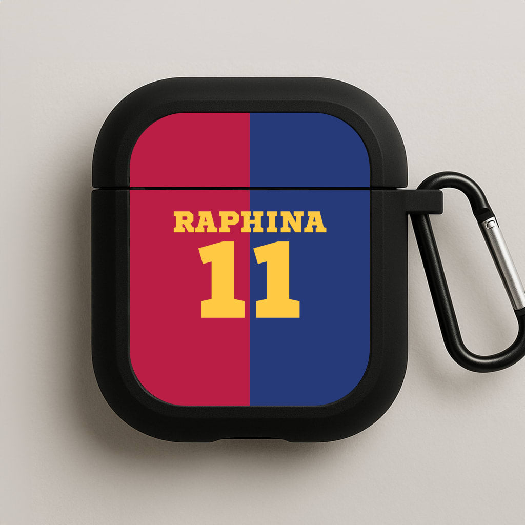 Red And blue AirPods Case