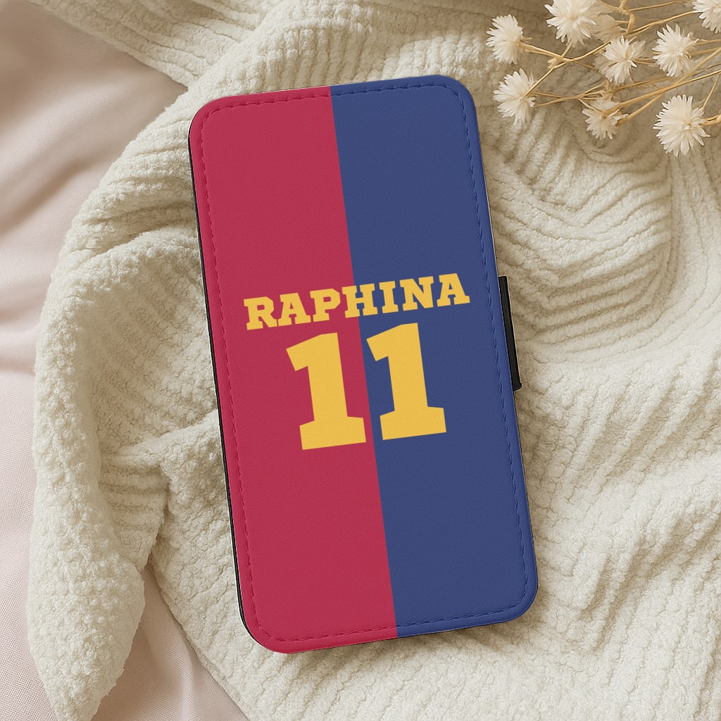 Red And blue Wallet Phone Case