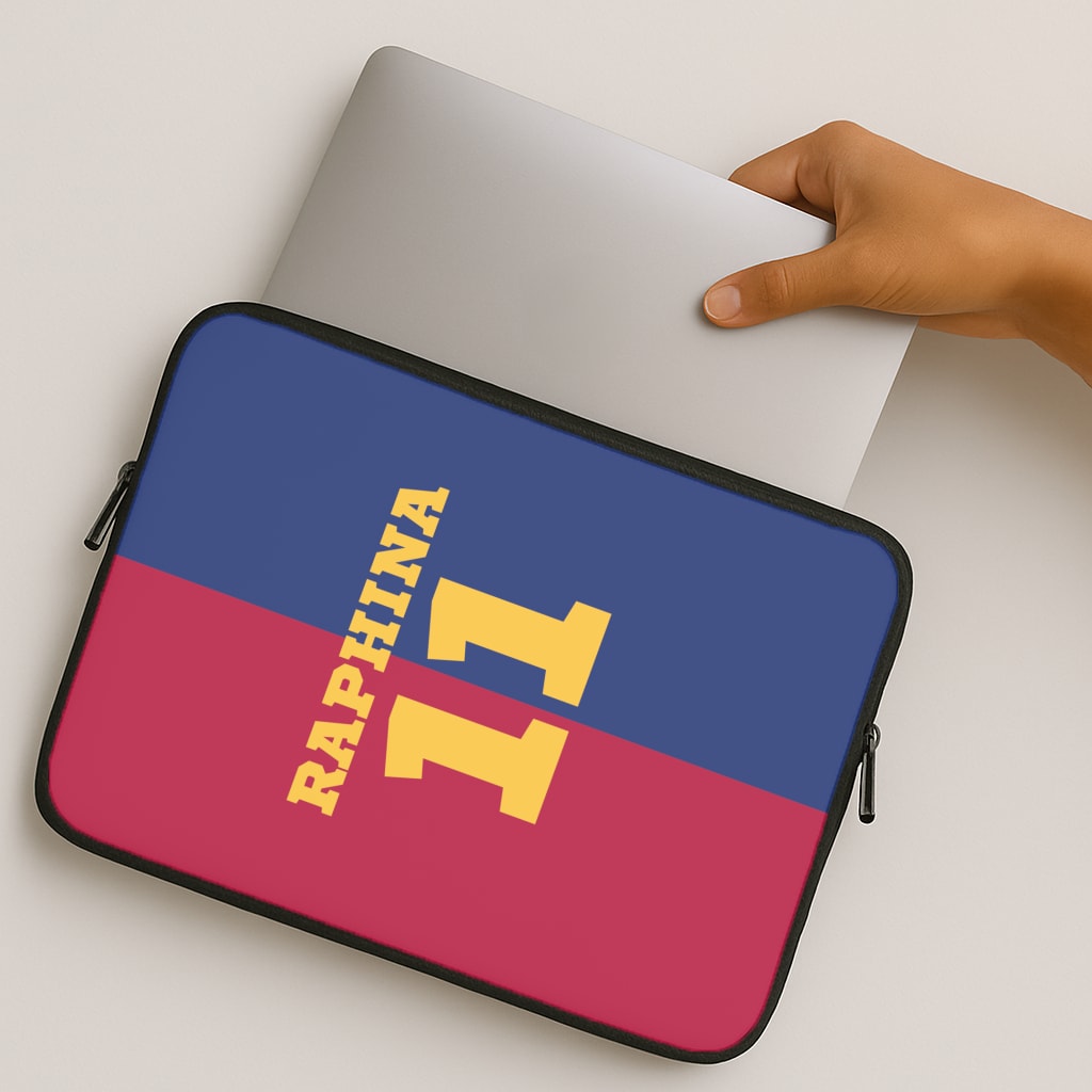 Red And blue MacBook Case