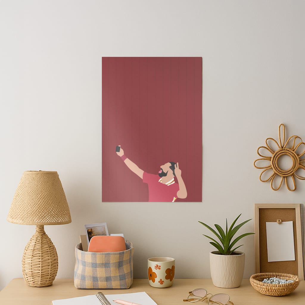 Mo Selfie Art Print