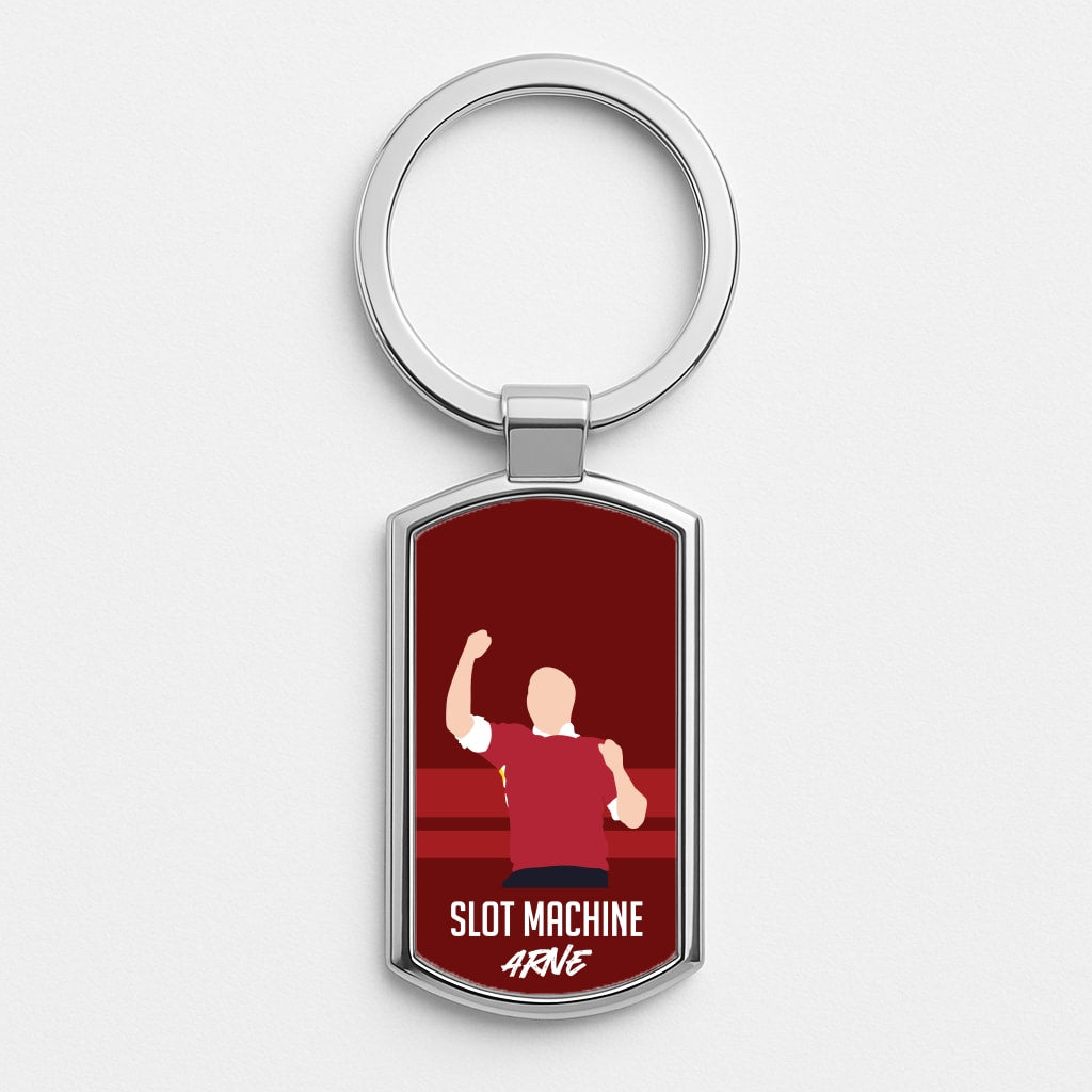 Slot Machine Arne Silver Keyring