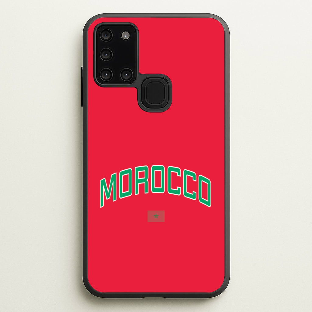 Morocco Team Kit Phone Case - Galaxy A21s