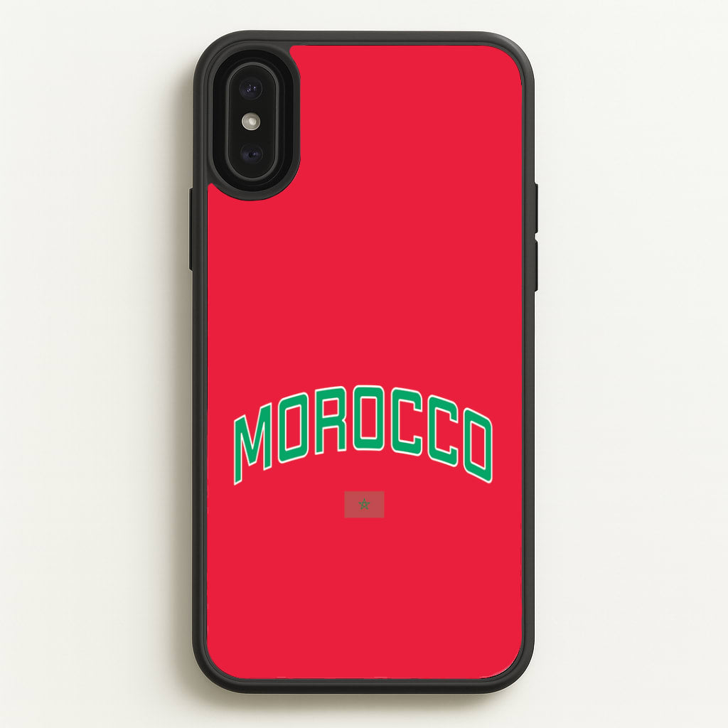 Morocco Team Kit Phone Case - iPhone XS Max