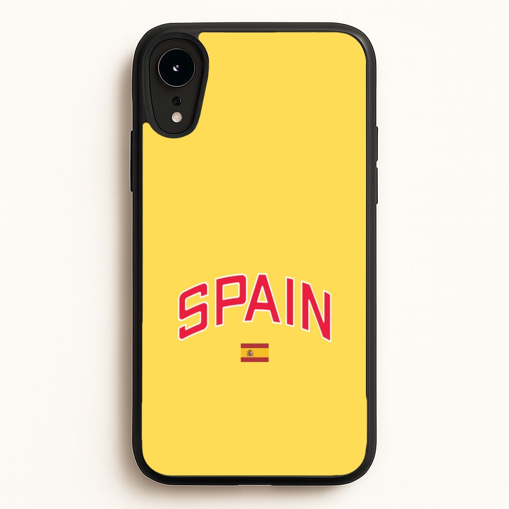 Spain Team Kit Phone Case - iPhone XR