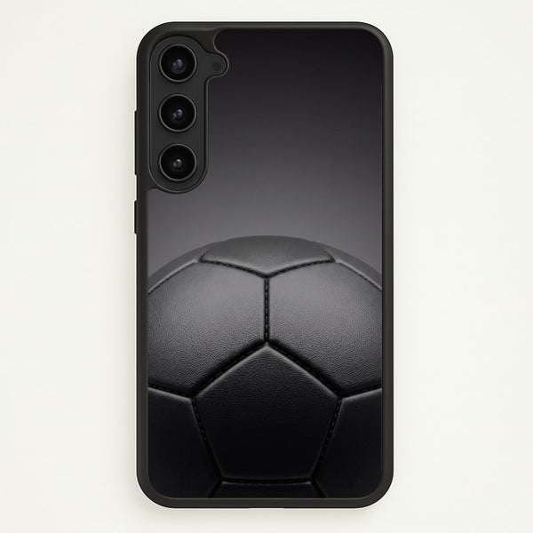 Black Football Phone Case - Galaxy S23 Plus / Standard