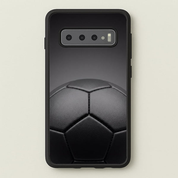 Black Football Phone Case - Galaxy S10 Plus / Standard