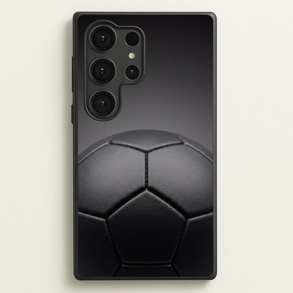 Black Football Phone Case - Galaxy S25 Ultra / Standard