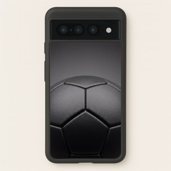 Black Football Phone Case - Google Pixel 7 Pro / Standard