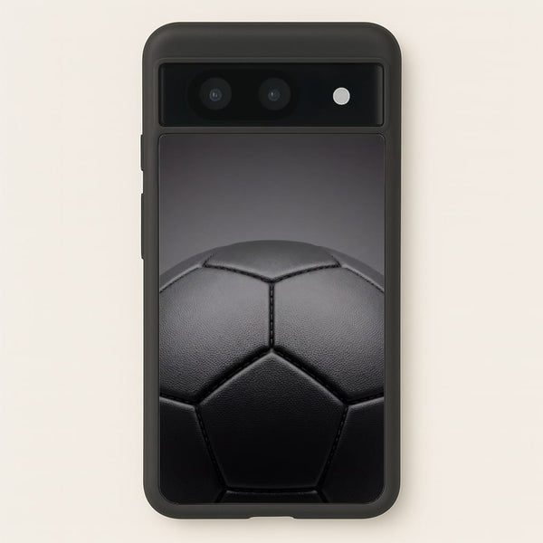 Black Football Phone Case - Google Pixel 8a / Standard