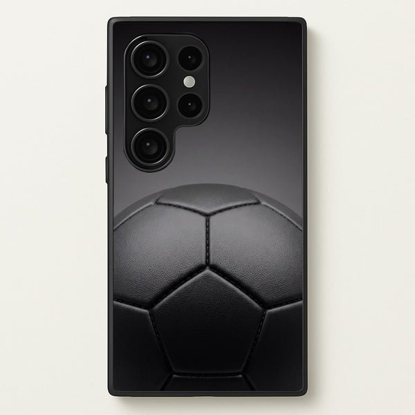 Black Football Phone Case - Galaxy S24 Ultra / Standard