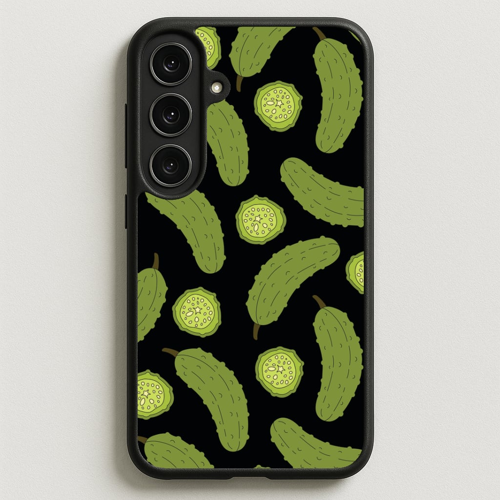 Pickle Assortment Pattern Phone Case for Galaxy S25FE