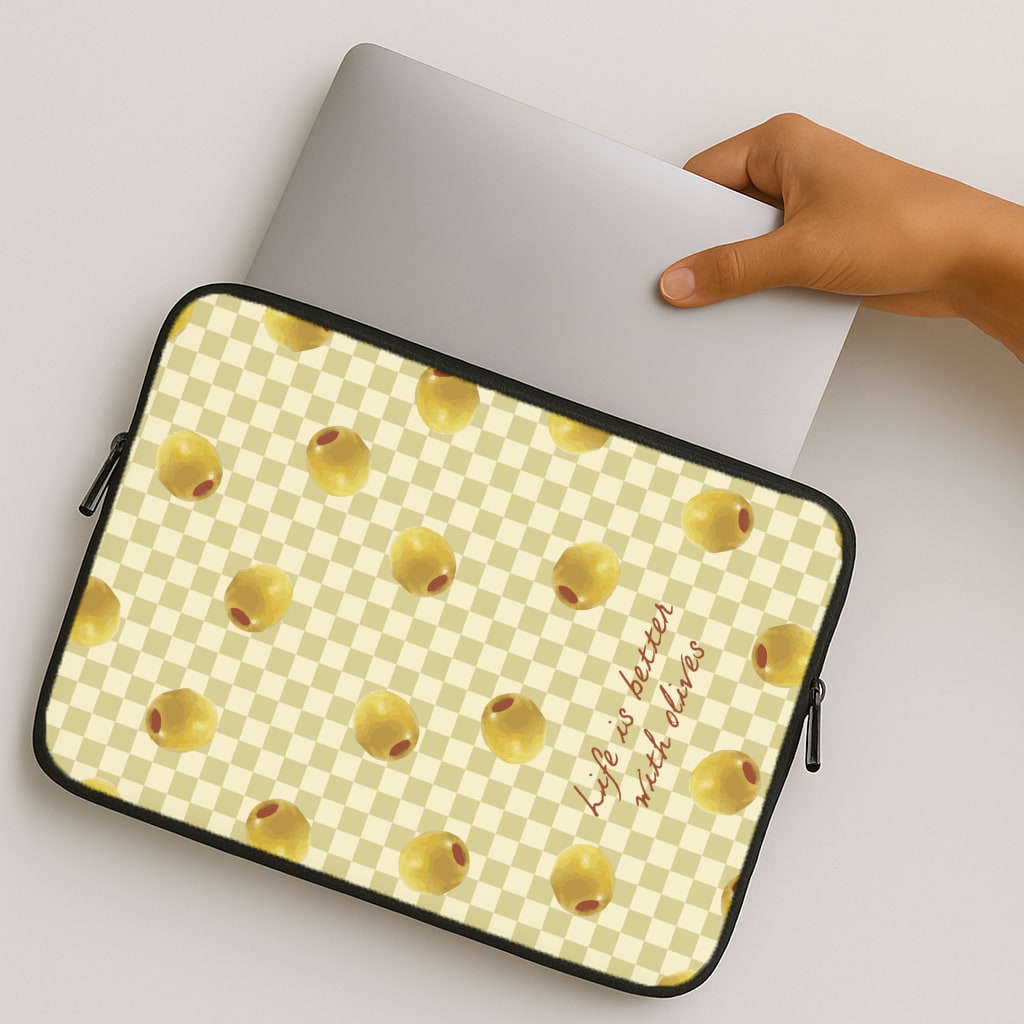 Life Is Better With Olives MacBook Case