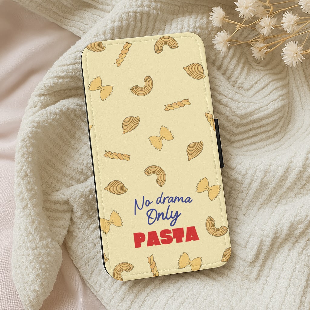 No Drama, Only Pasta Wallet Phone Case