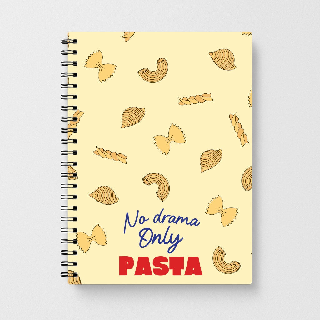 No Drama, Only Pasta Notebook
