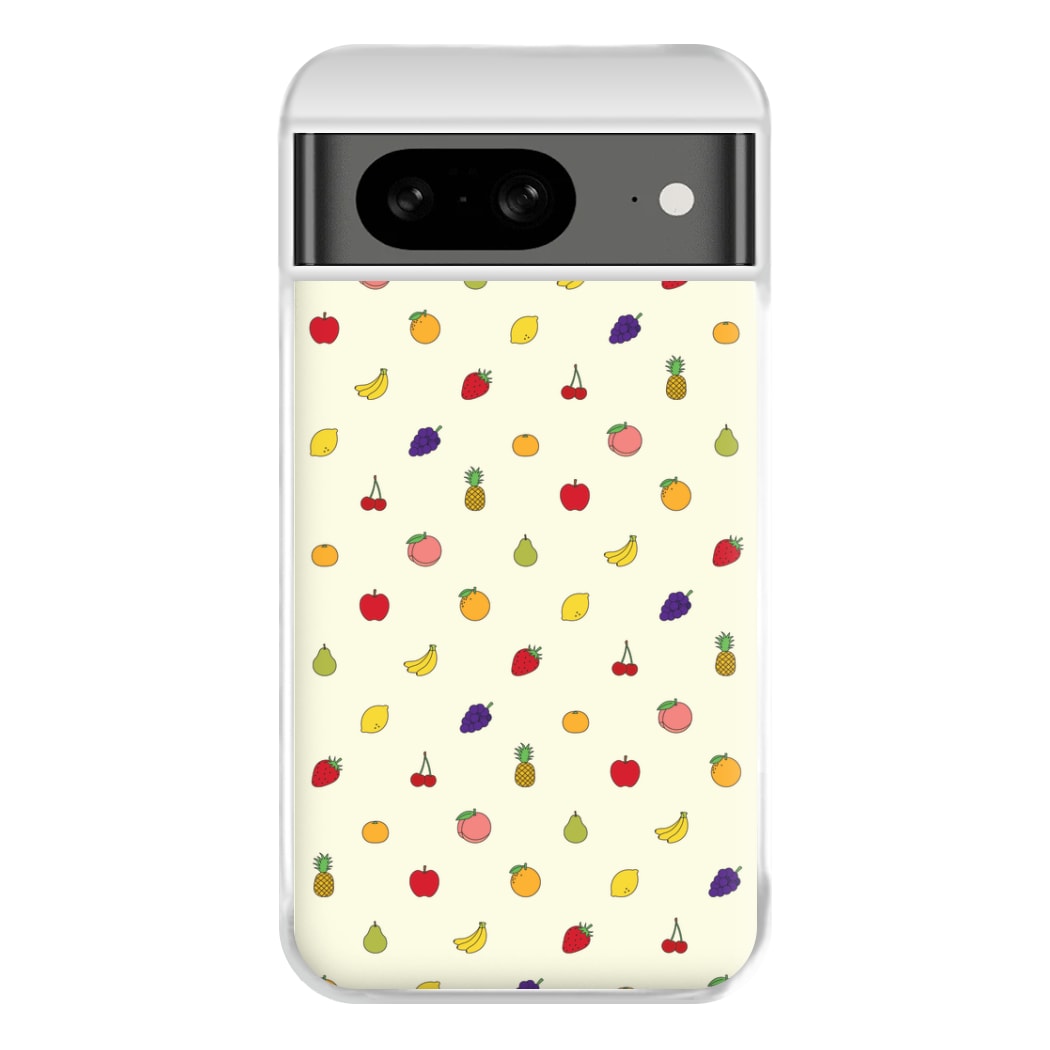 Miniature Fruits Pattern Phone Case for Google Pixel 8