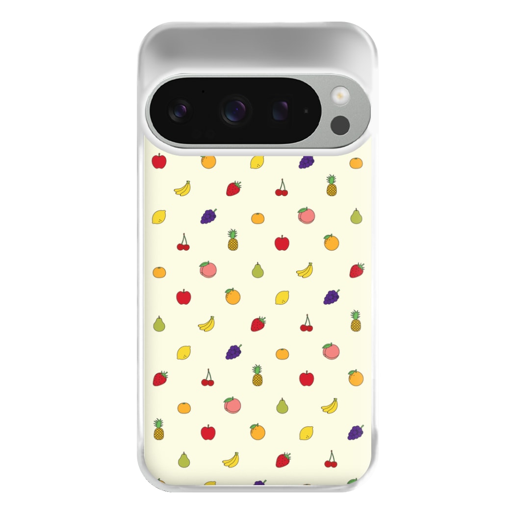 Miniature Fruits Pattern Phone Case for Google Pixel 9 Pro XL