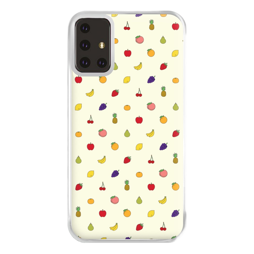 Miniature Fruits Pattern Phone Case for Galaxy A71