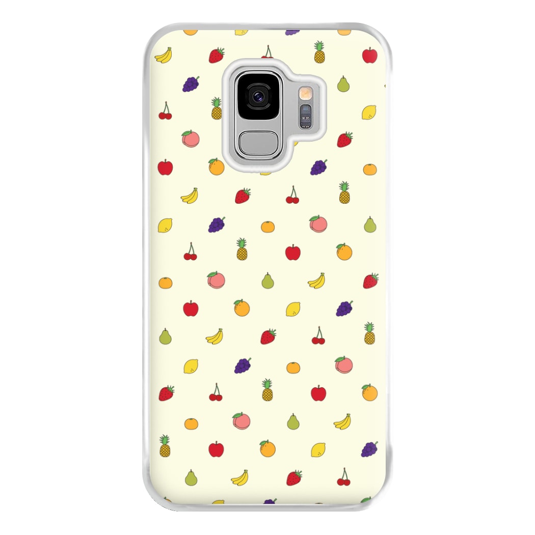 Miniature Fruits Pattern Phone Case for Galaxy S9 Plus