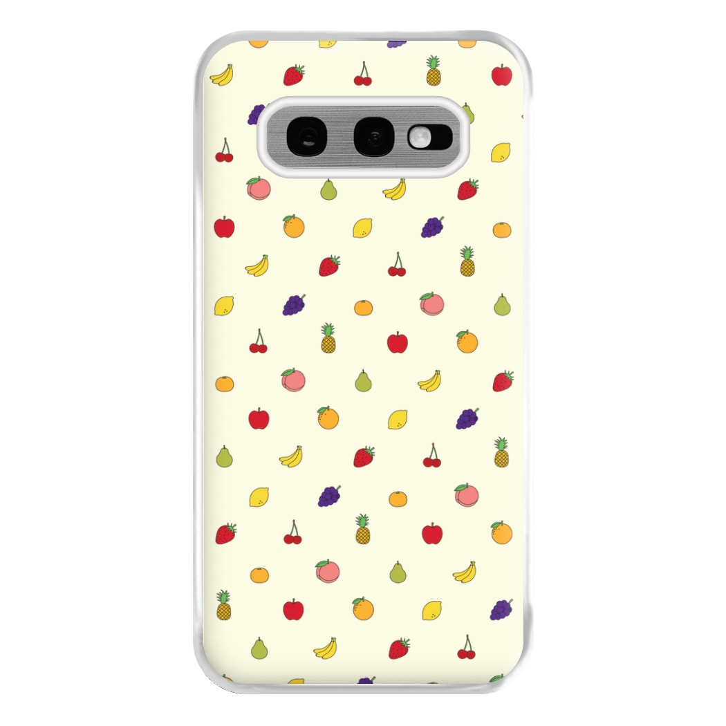 Miniature Fruits Pattern Phone Case for Galaxy S10e