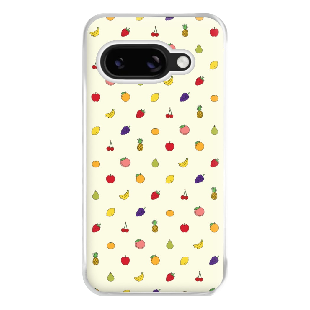 Miniature Fruits Pattern Phone Case for Google Pixel 8a