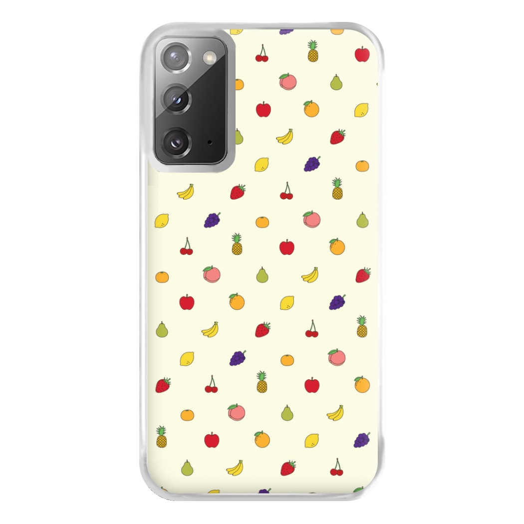Miniature Fruits Pattern Phone Case for Galaxy Note 20 Ultra