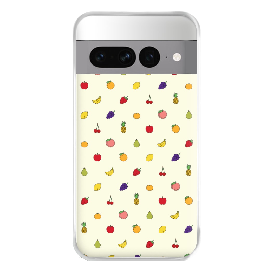 Miniature Fruits Pattern Phone Case for Google Pixel 7 Pro