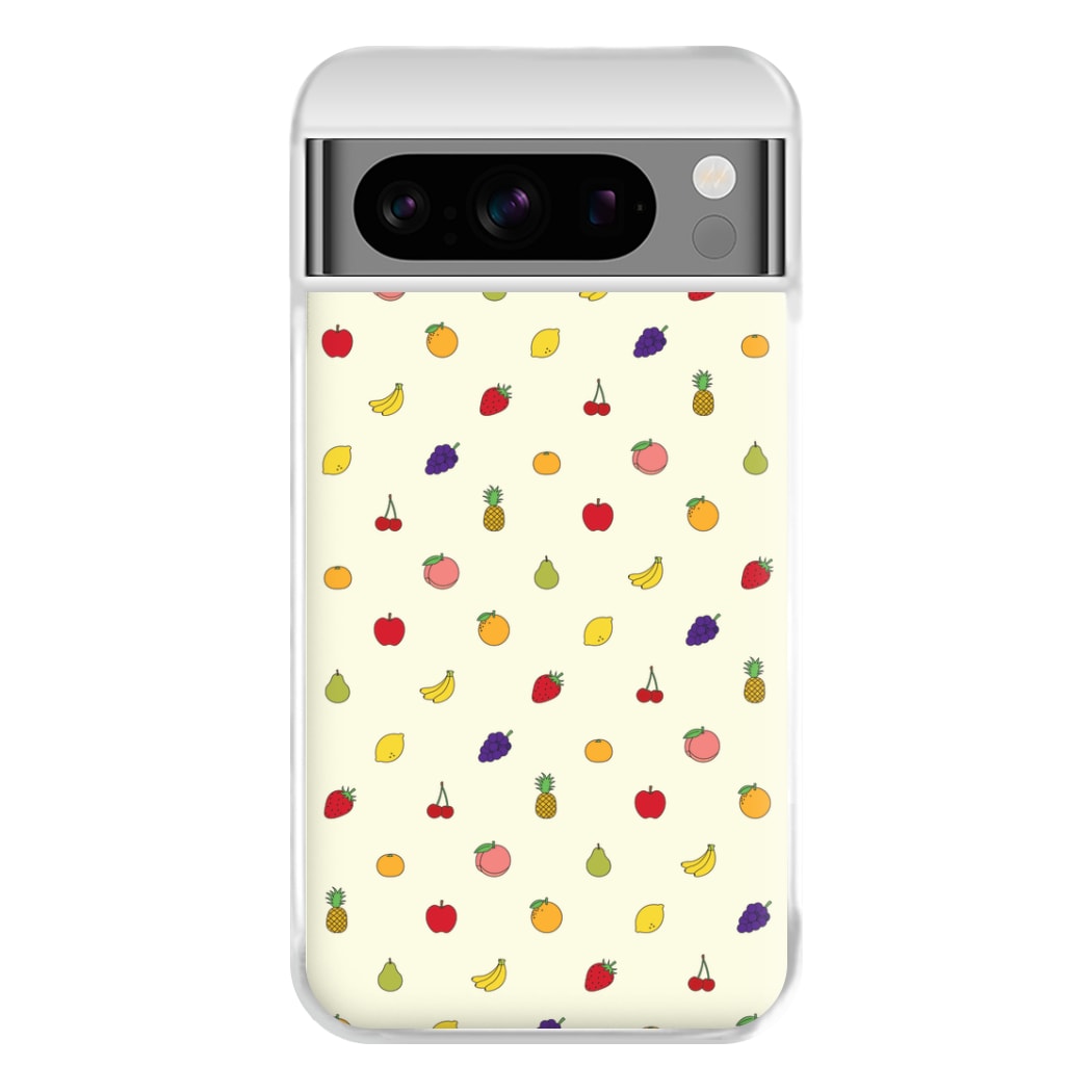 Miniature Fruits Pattern Phone Case for Google Pixel 8 Pro