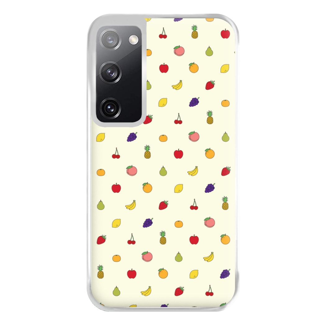 Miniature Fruits Pattern Phone Case for Galaxy S20