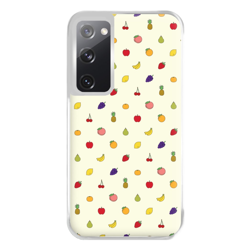 Miniature Fruits Pattern Phone Case for Galaxy S20FE