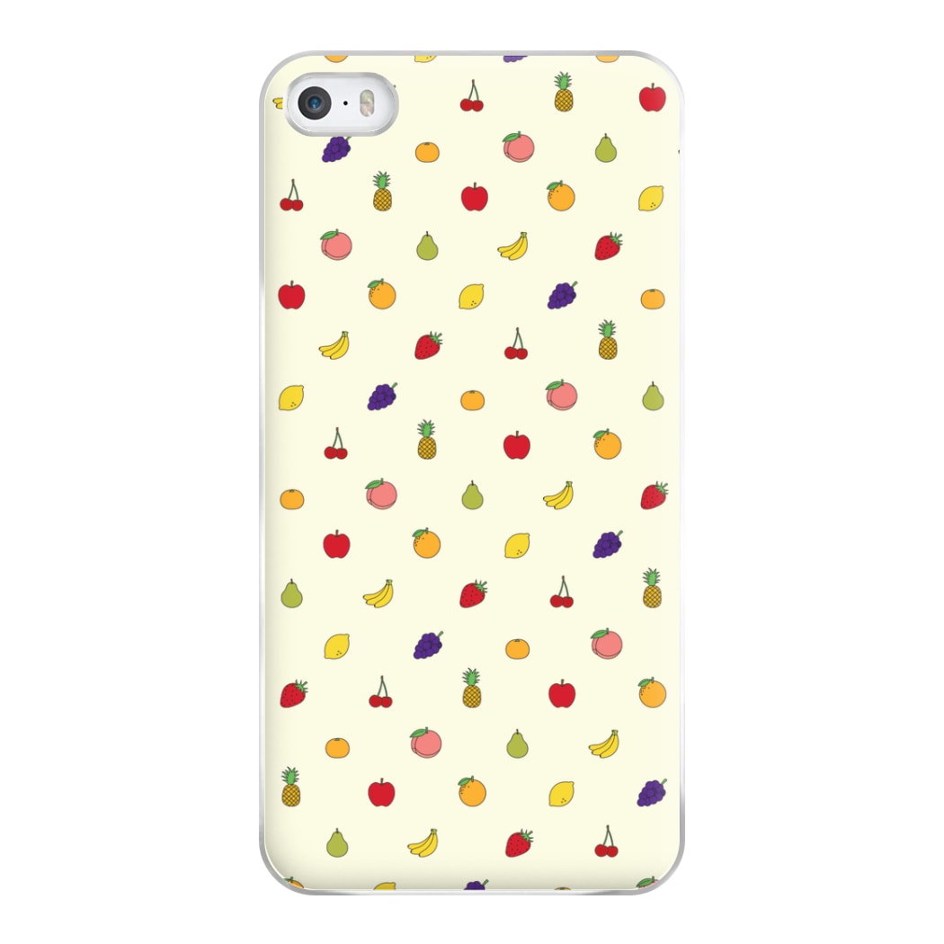 Miniature Fruits Pattern Phone Case for iPhone 5 / 5s / SE 2016