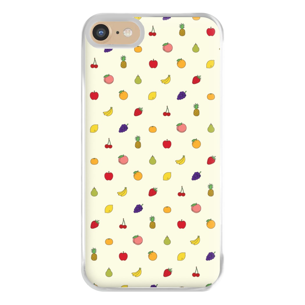Miniature Fruits Pattern Phone Case for iPhone 6 / 7 / 8 / SE