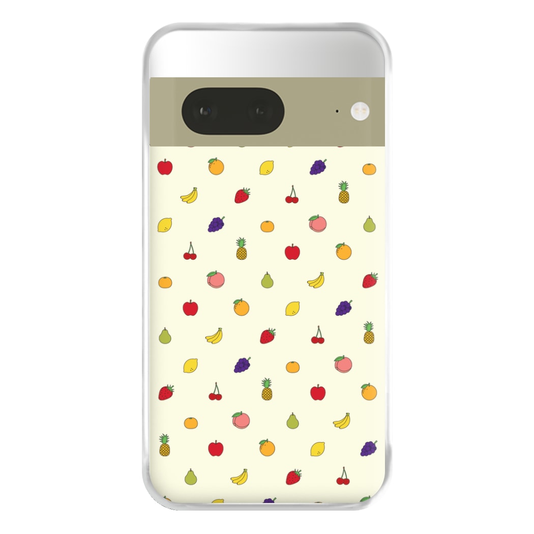 Miniature Fruits Pattern Phone Case for Google Pixel 7a