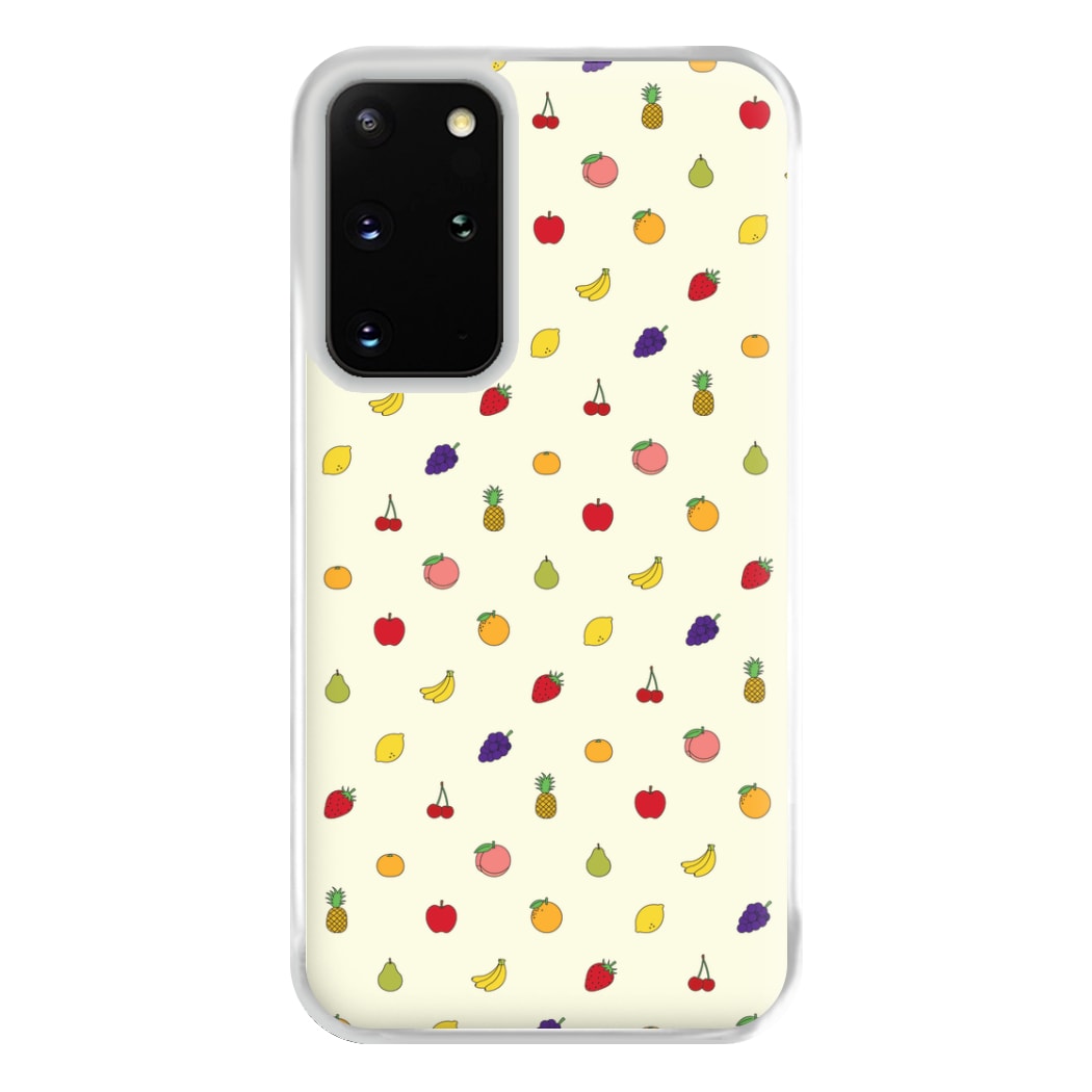 Miniature Fruits Pattern Phone Case for Galaxy S20 Plus
