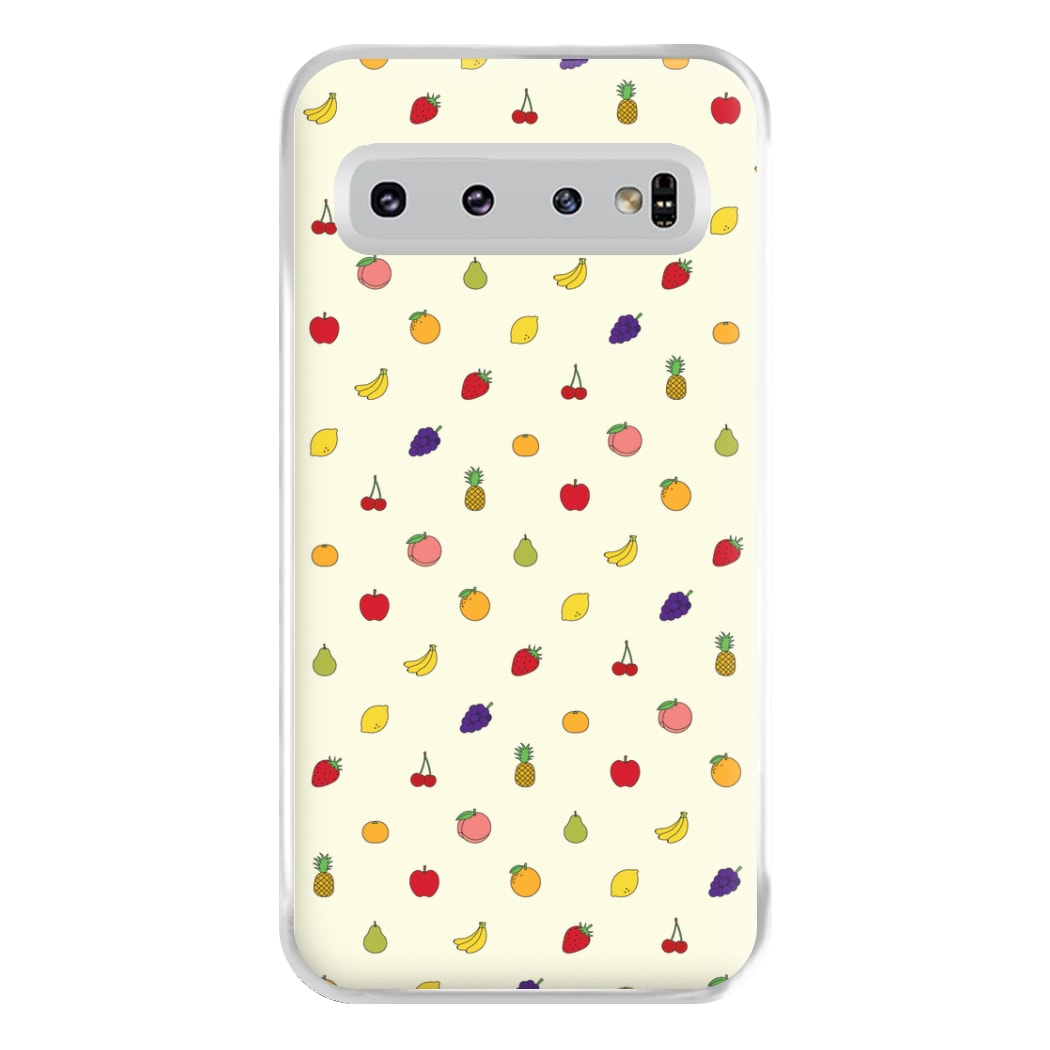 Miniature Fruits Pattern Phone Case for Galaxy S10 Plus