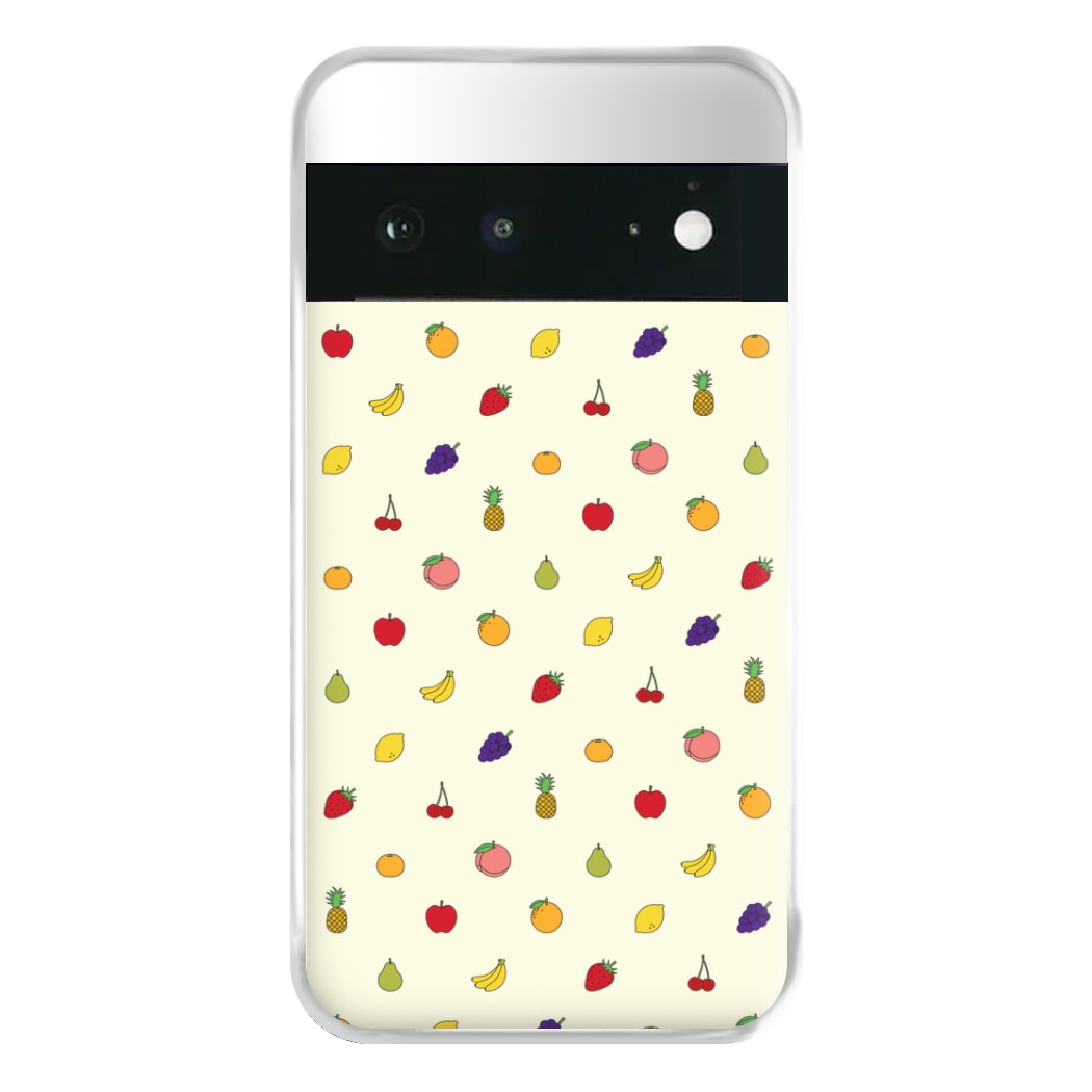 Miniature Fruits Pattern Phone Case for Google Pixel 6a