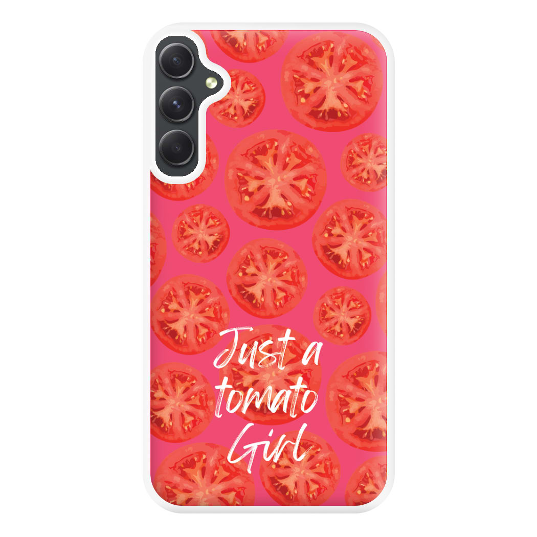 Just A Tomato Girl Phone Case for Galaxy A34