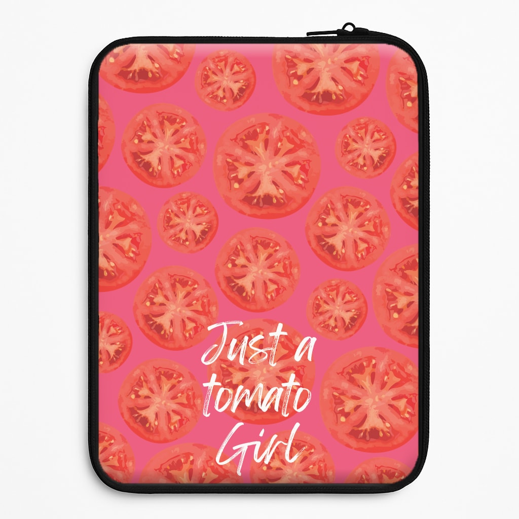 Just A Tomato Girl Laptop Sleeve