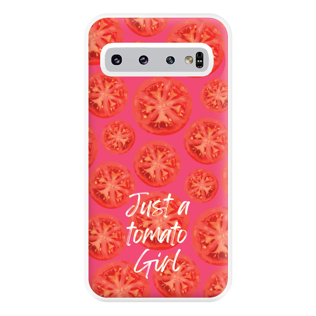 Just A Tomato Girl Phone Case for Galaxy S10 Plus