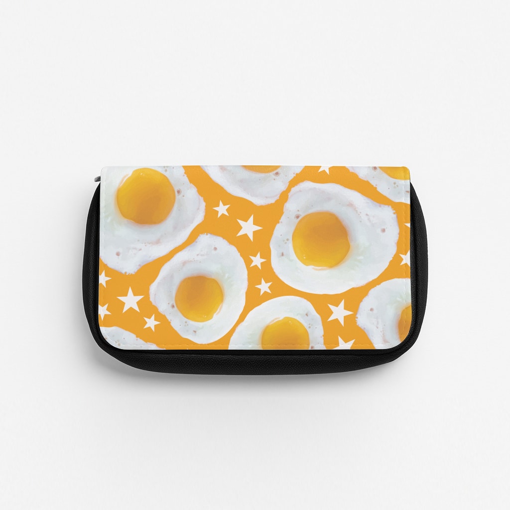 Sunny Side Up Egg Pattern Pencil Case