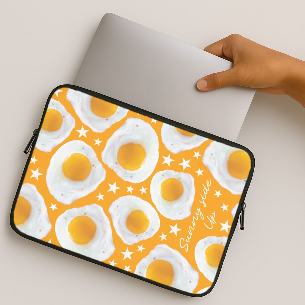 Sunny Side Up Egg Pattern MacBook Case