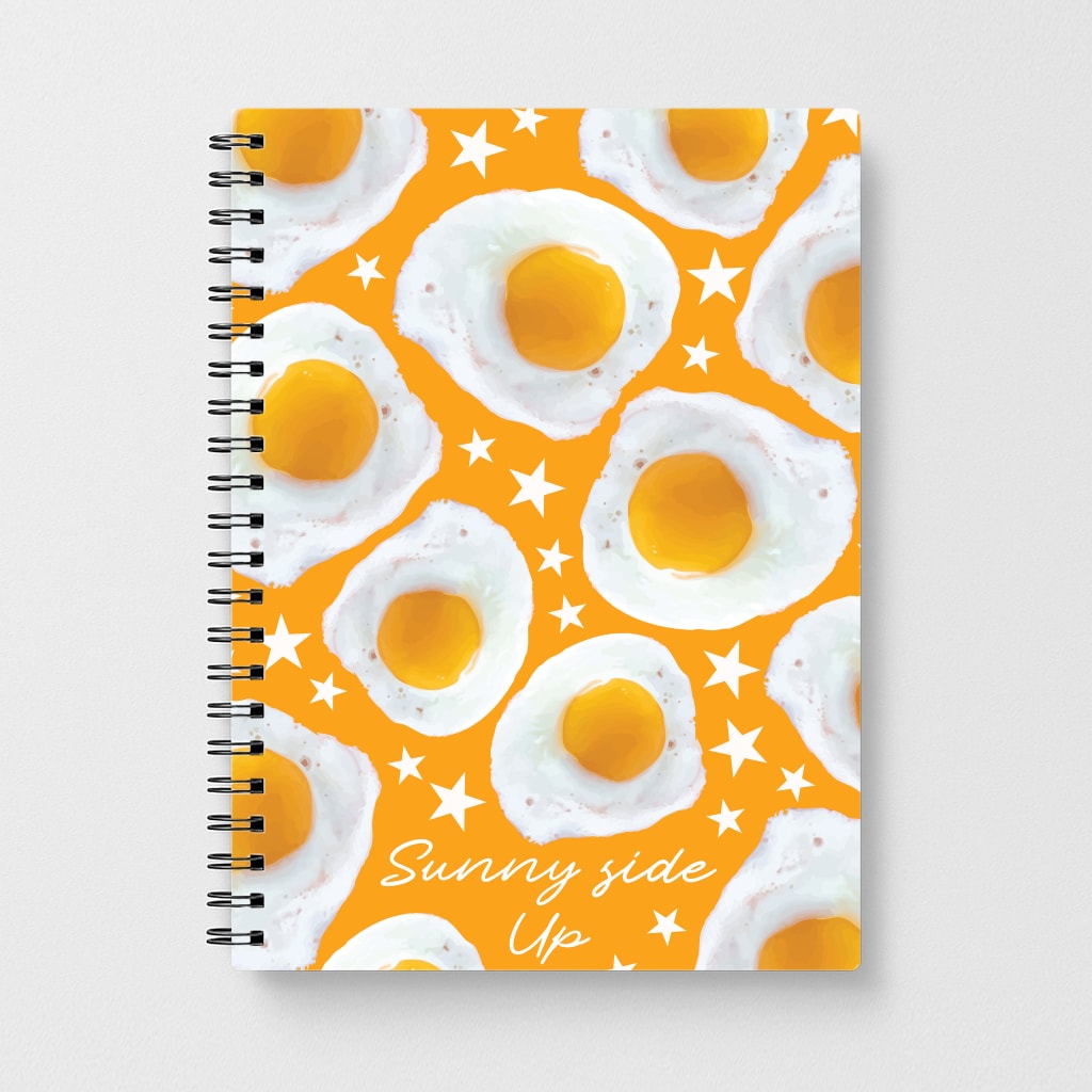 Sunny Side Up Egg Pattern Notebook