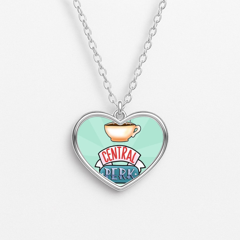 Central Perk Heart Necklace