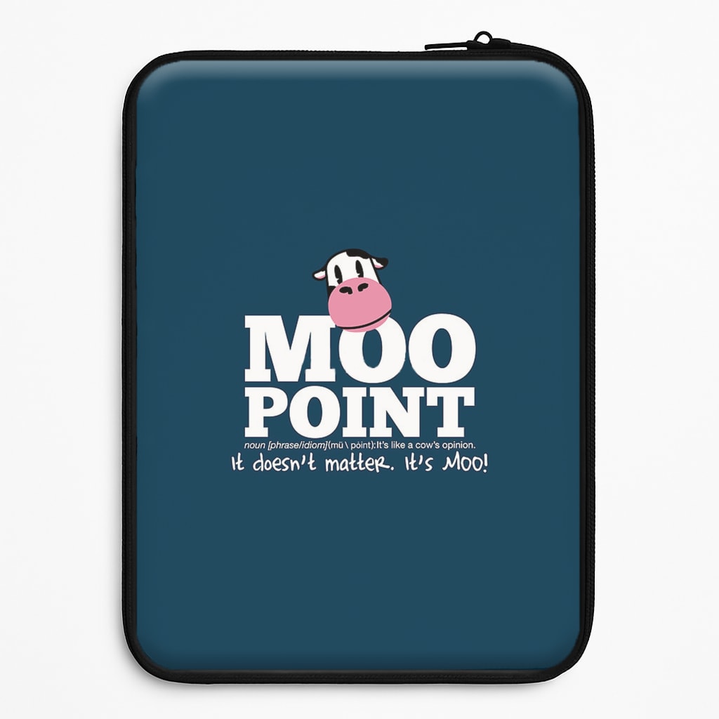 A Moo Point Laptop Sleeve