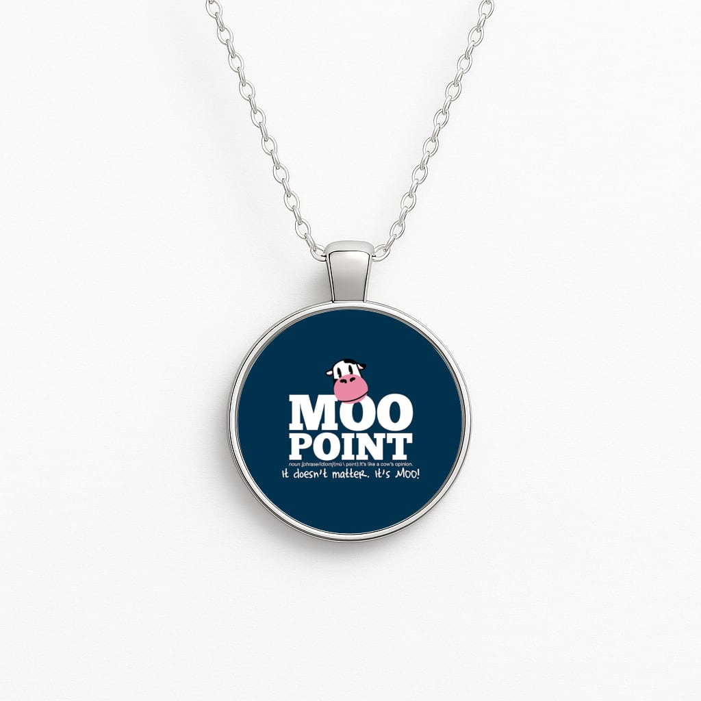 A Moo Point Circle Necklace
