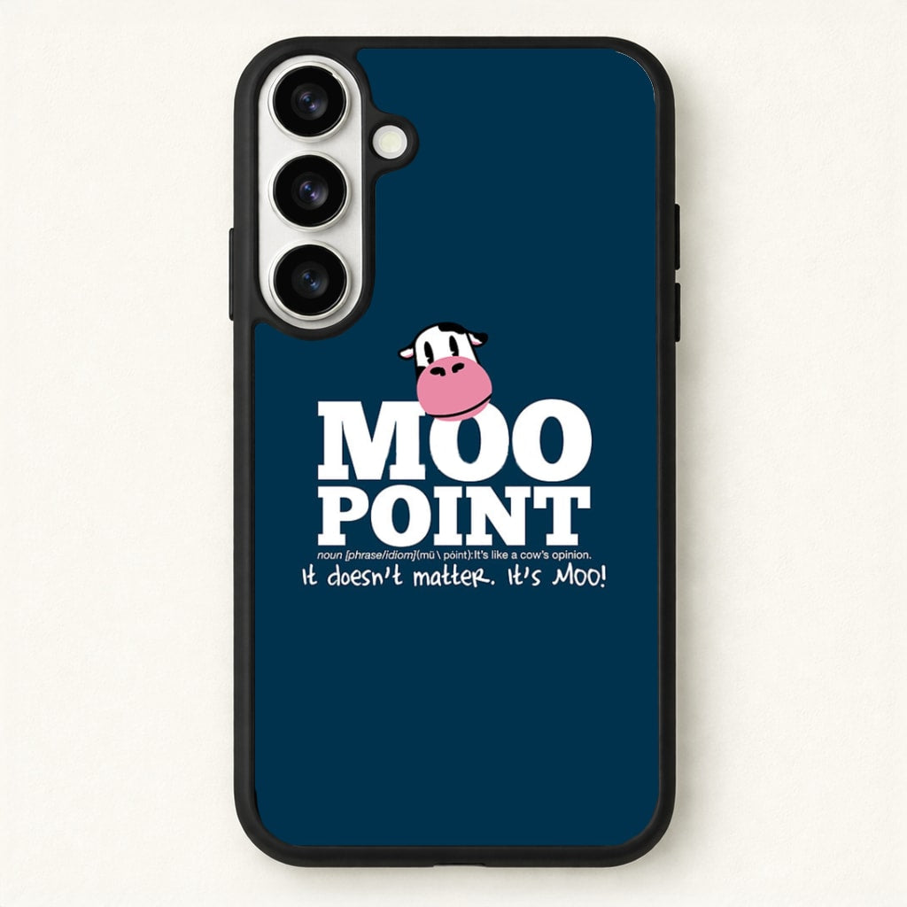A Moo Point Phone Case for Galaxy S26