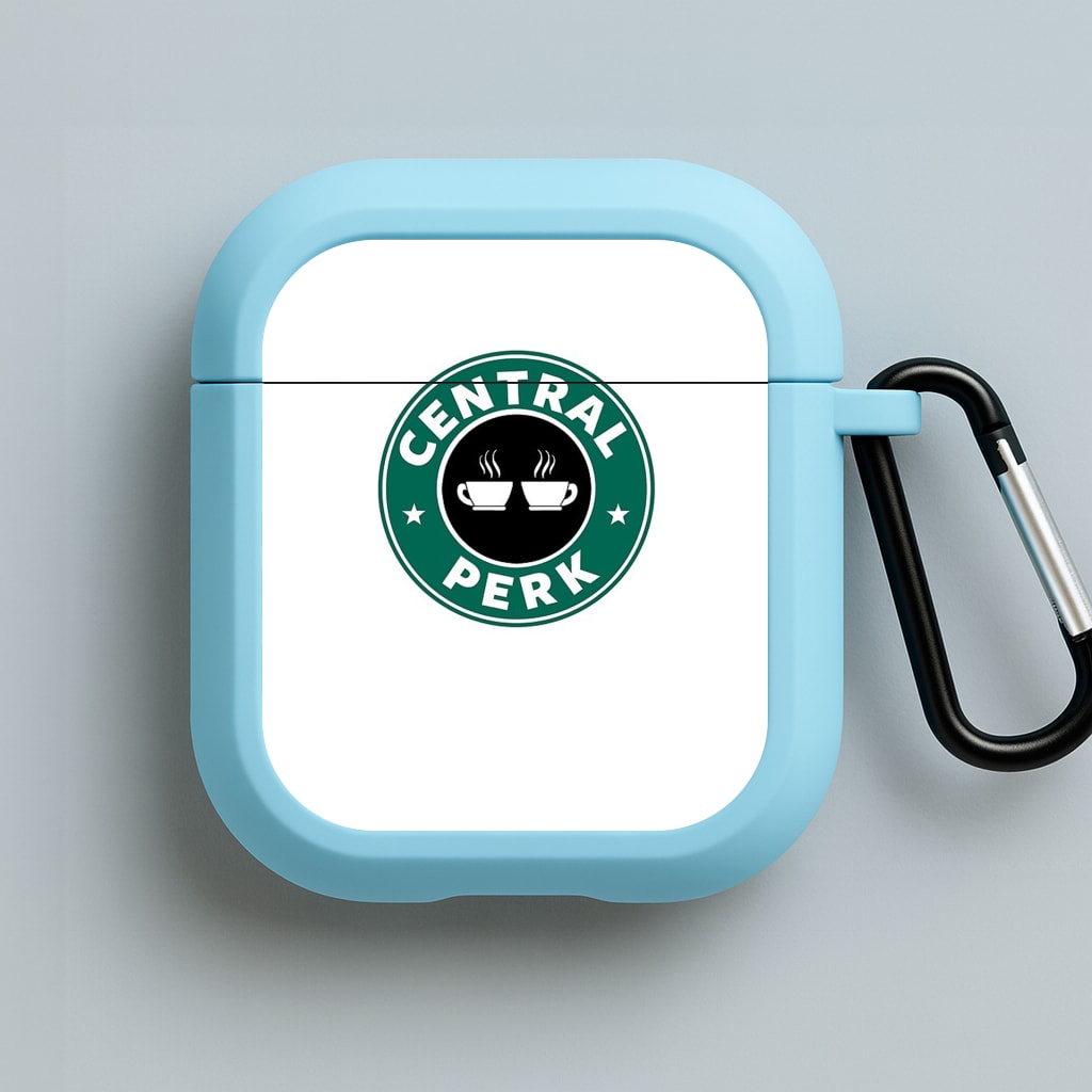 Central Perk - Coffee Logo Blue AirPods Case
