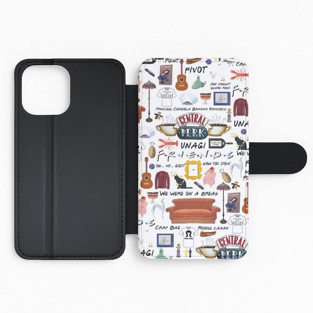 Friends Collage Flip Phone Case