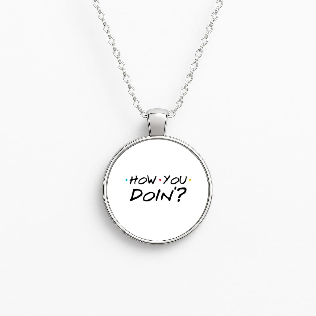 How You Doin' Circle Necklace